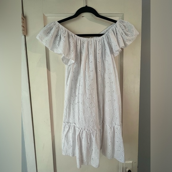 NWT Eberjey Sardinia Mini Dress Eyelet S - Picture 5 of 13